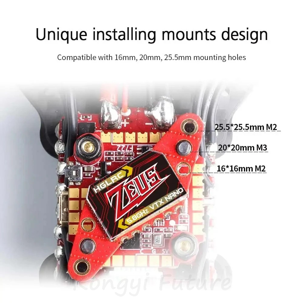 HGLRC Zeus Nano VTX 5.8G 350mW - Fpv Drone Vtx recension och pris
