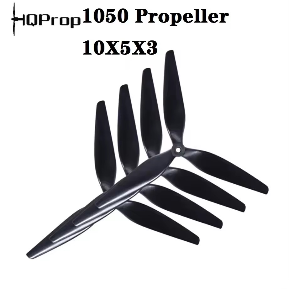 10x5x3 1050 10in 3-Blade Glass - Fpv Drone Propeller recension och pris